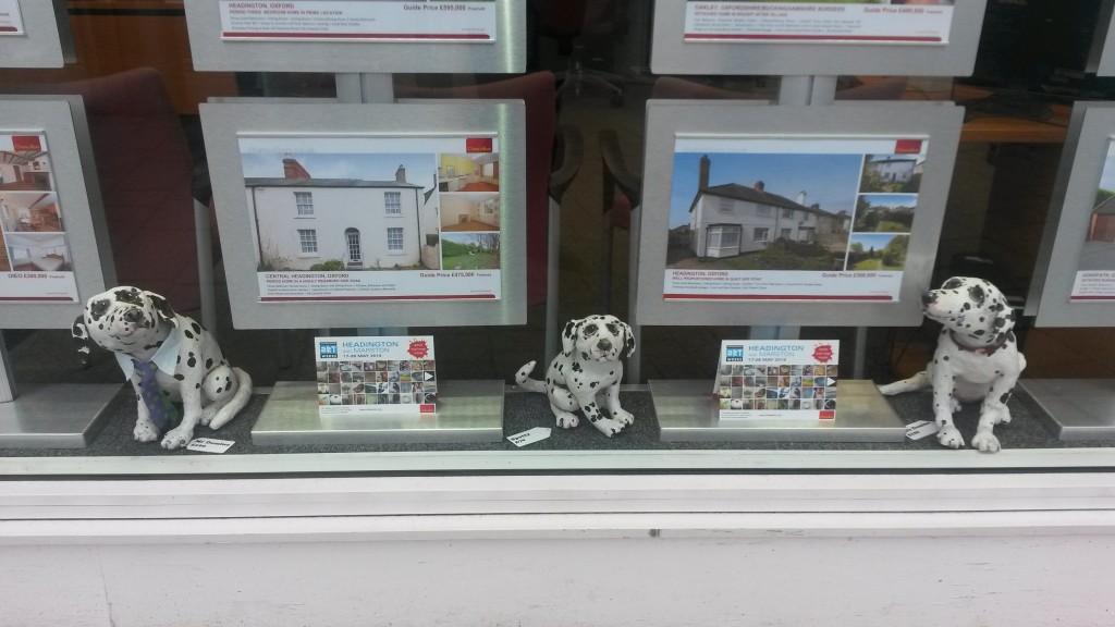 Chancellors Headington display sculpture by James Cochrane