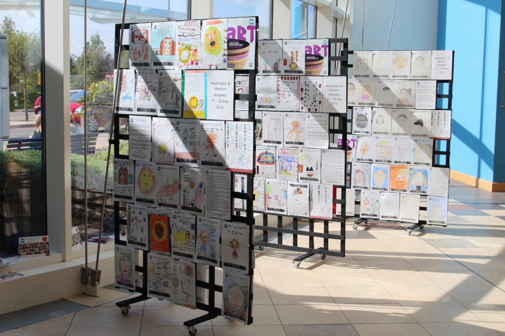 Children's art at John Radcliffe Hospital