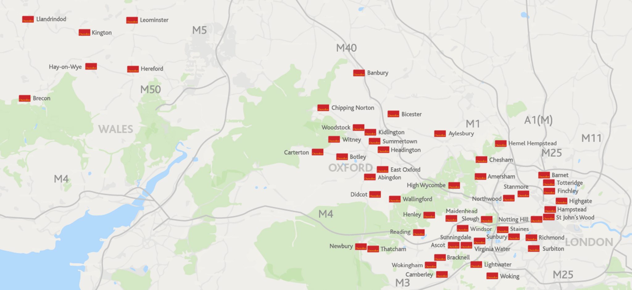 Our Locations - Chancellors Estate Agents
